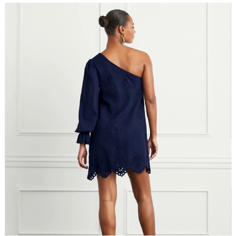 NWT Hillhouse home white linen mini mila dress Small - Picture 3 of 7